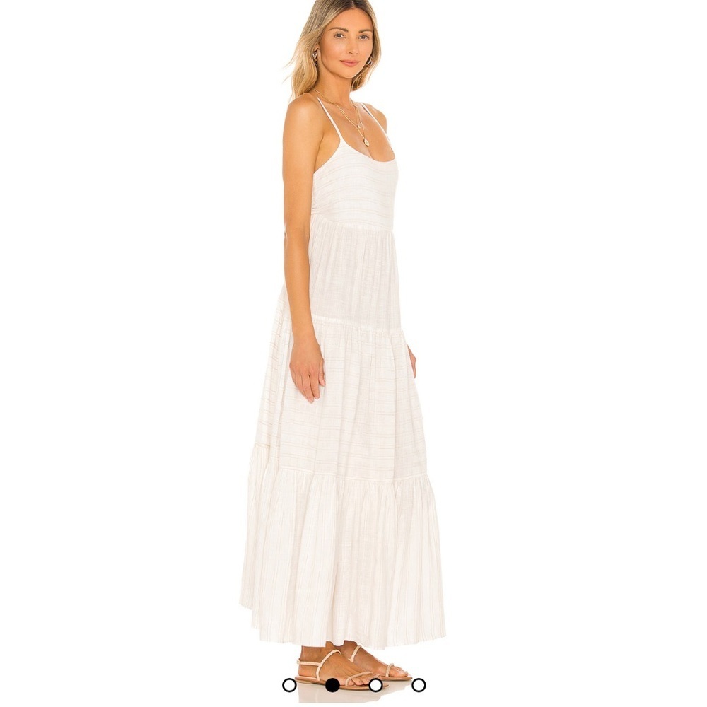 l*space Ivory Tiered Maxi Dress